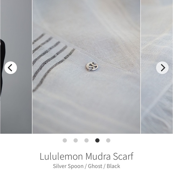 Lululemon Mudra Scarf oversize sheer light weight bamboo
Silver Ghost Black - Picture 2 of 4